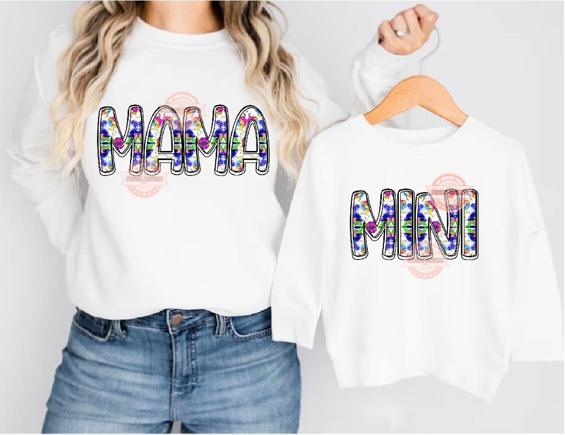 Bright Floral Sequin Doodle Letters PNG, Trendy Vibrant colors Alpha A-Z Set Clipart Glitter Alphabet for Sublimation & DTF Digital Download
