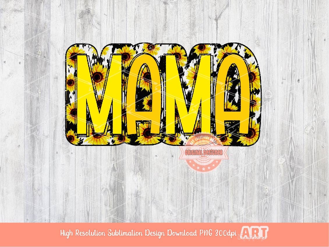 Mama PNG Bundle, Checkered, Leopard, Sunflower Mother's Day Sublimation sublimation shirt design (Digital Download)