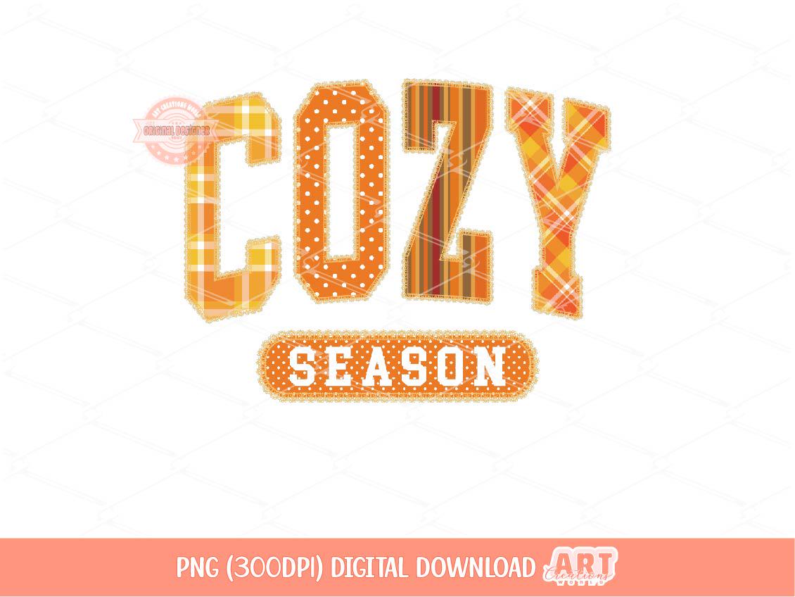 Cozy Season Lace PNG, Trendy lacy Preppy plaid Autumn Fall Vibes Png Sublimation, dtf girly Thanksgiving shirt Design Digital download