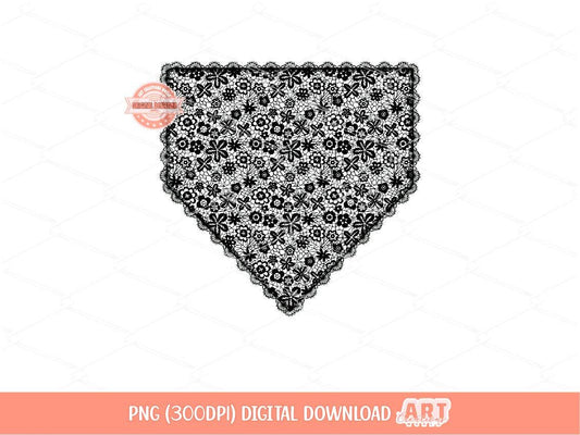 Black Lace Home Plate PNG, Lacy Crochet Baseball Game Day Clipart Png Sublimation dtf Shirt Design Digital Download