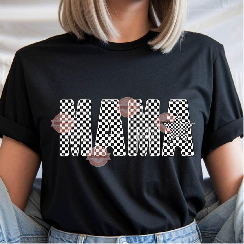 Grunge Checkered Alphabet PNG, Black White Letters & Numbers Clipart (Digital Download)