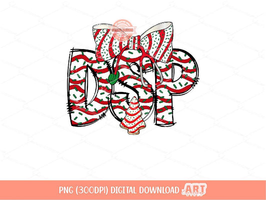 DSP Christmas Tree Cake PNG, Coquette Stethoscope bow Sublimation Healthcare Shirt Design Digital Download