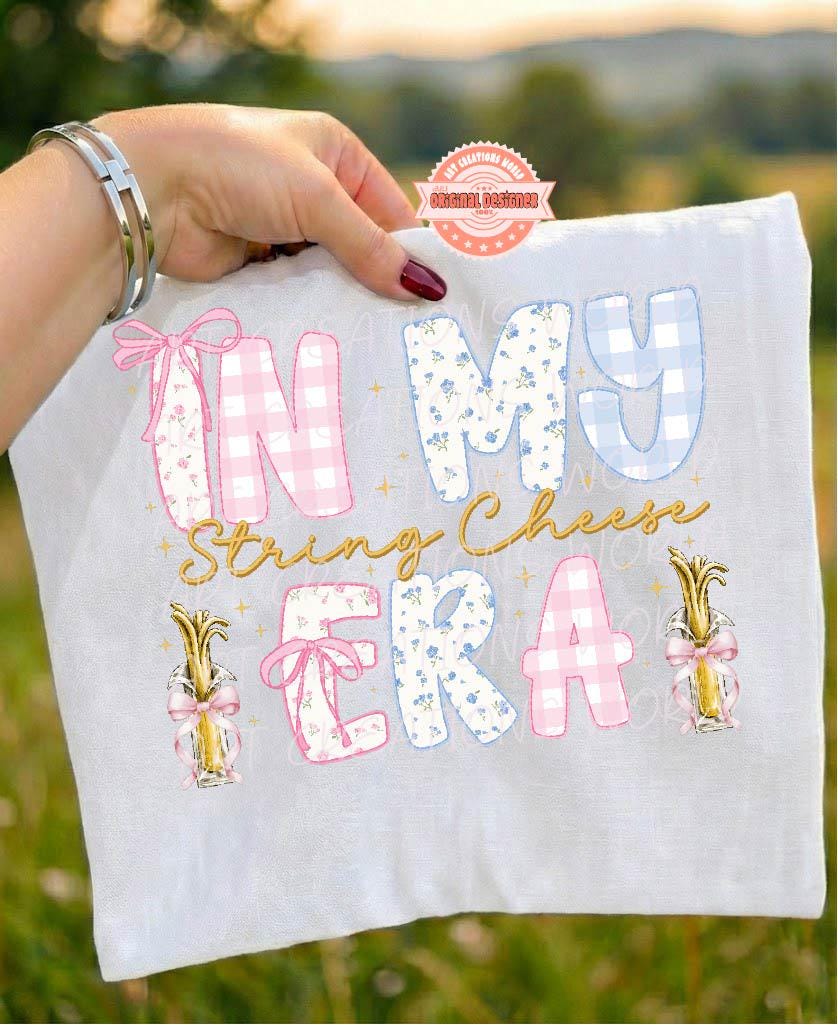 In My String Cheese Era PNG, Trendy Preppy Mom Sublimation Shirt Design (Digital Download)