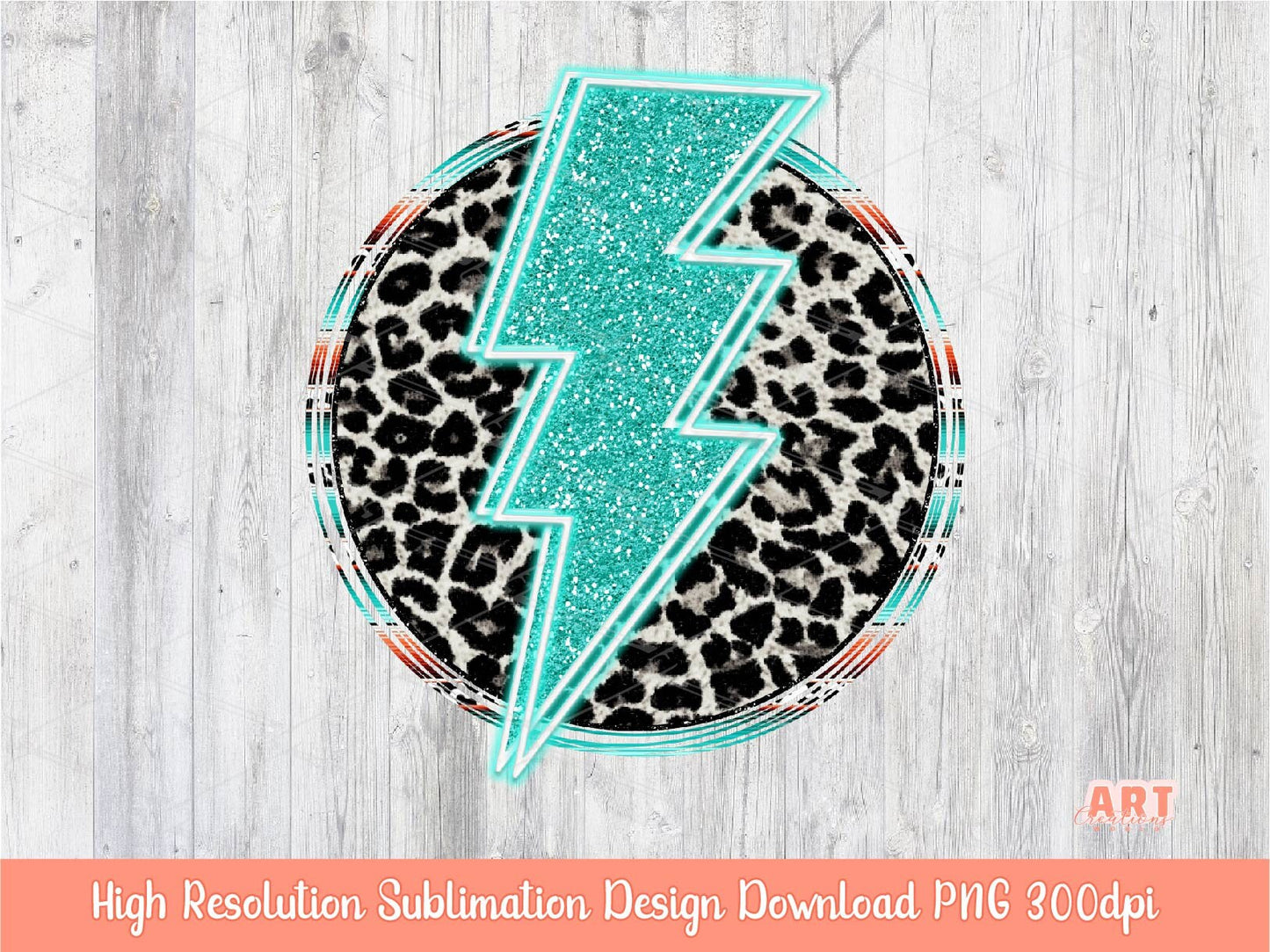 Western Cowhide Leopard Glitter Turquoise Background Sublimation PNG Bundle | Neon Turquoise Lightning Bolt Background | Cowboy Cowgirl PNG