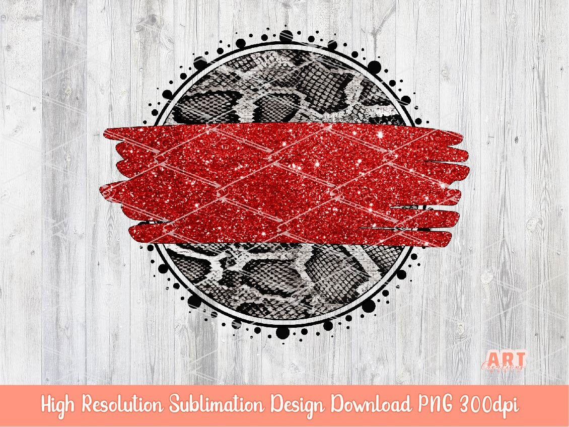 Snake Skin Circle Background PNG Sublimation Design - 2 Frames| Cheetah Skin Print Mascot Team Blank - School Spirit Black Brush Stroke