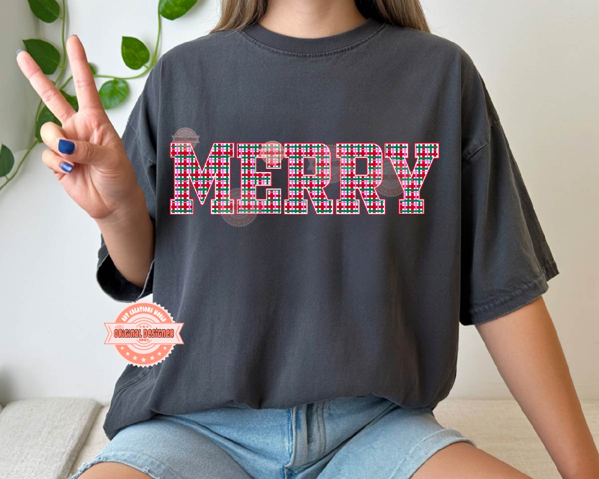 Preppy Christmas Plaid Alphabet PNG, Trendy Holiday Letters and Numbers Clipart, Pink Red Green Varsity Alpha Sublimation Bundle