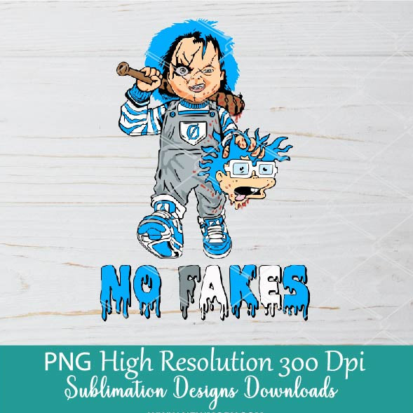 Halloween Chucky Rugrats Chuckie Finster PNG Sublimation Bundle | Dripping No Fakes Horror Spooky Halloween Movie PNG Clipart