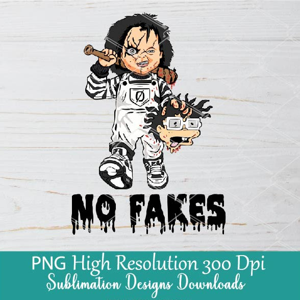 Halloween Chucky Rugrats Chuckie Finster PNG Sublimation Bundle | Dripping No Fakes Horror Spooky Halloween Movie PNG Clipart