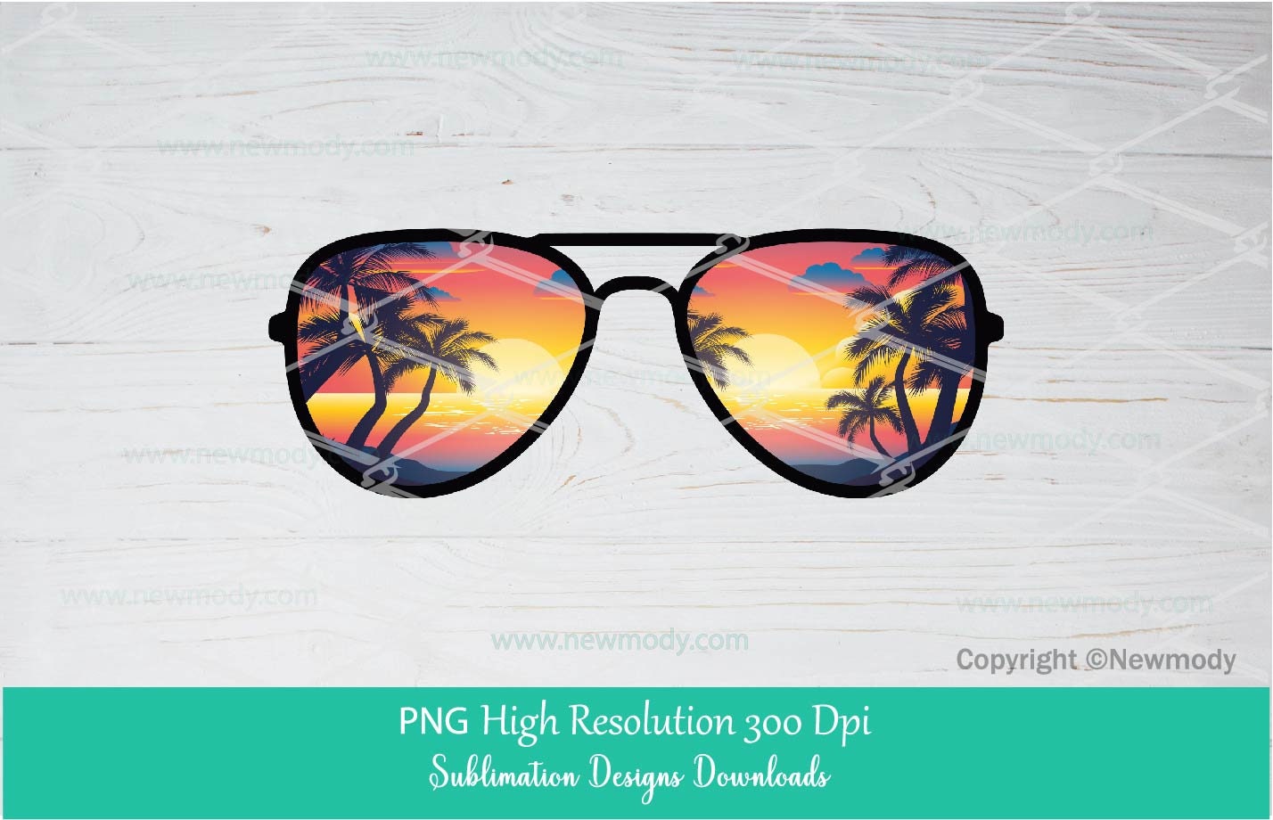 Summer Sunglasses Bundle PNG Sublimation  - Beach Palm Tree Vintage Sunglasses PNG- Glasses Vacation Sublimation - Sunset Sunglasses