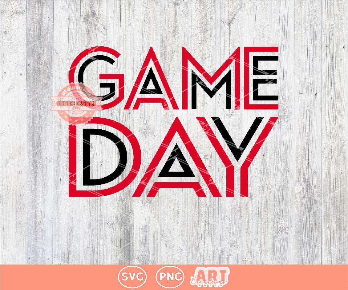 Game Day SVG PNG, Sports Shirt Design, Baseball Football Mom, Athletic Varsity Sublimation