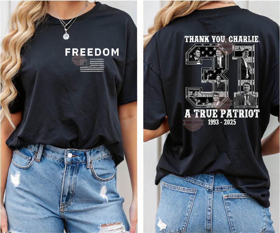 Freedom Flag PNG Bundle, Thank you Charlie PNG, A True Patriot 31 USA freedom Sublimation Shirt Design Digital Download
