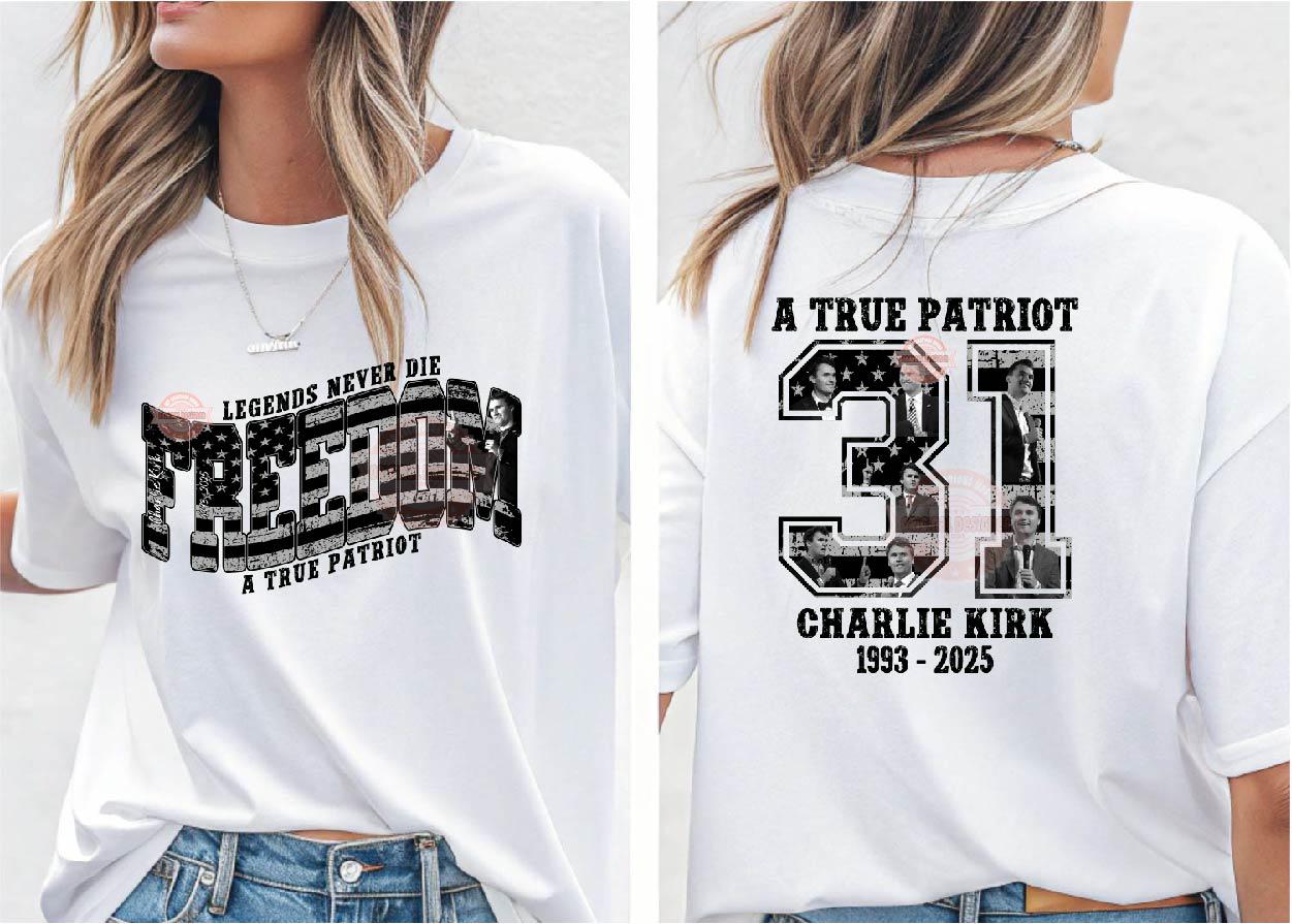 Freedom Flag PNG Bundle, Thank you Charlie PNG, A True Patriot 31 USA freedom Sublimation Shirt Design Digital Download