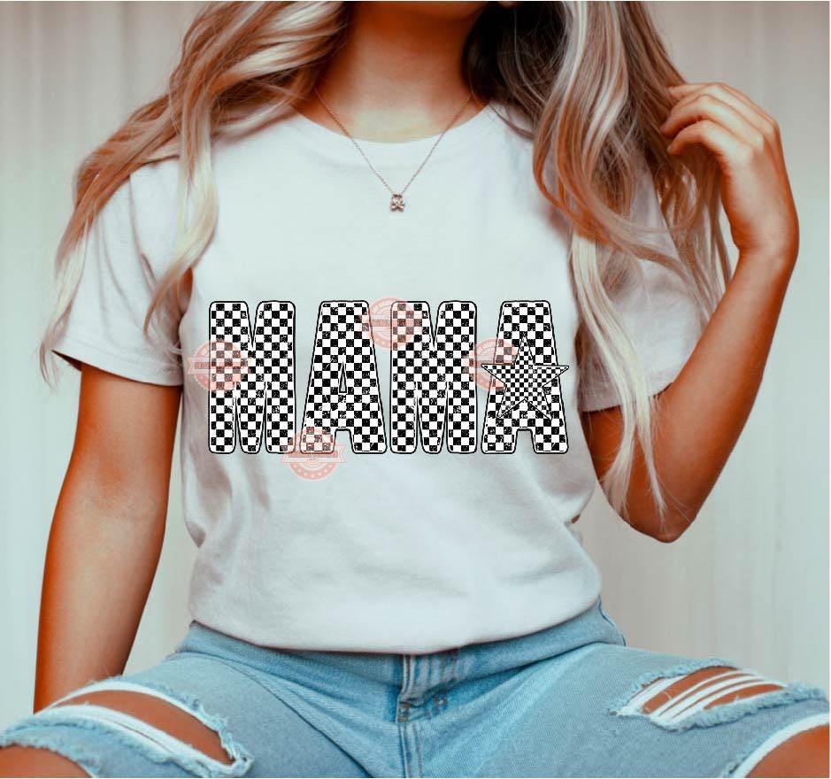 Grunge Checkered Alphabet PNG, Black White Letters & Numbers Clipart (Digital Download)
