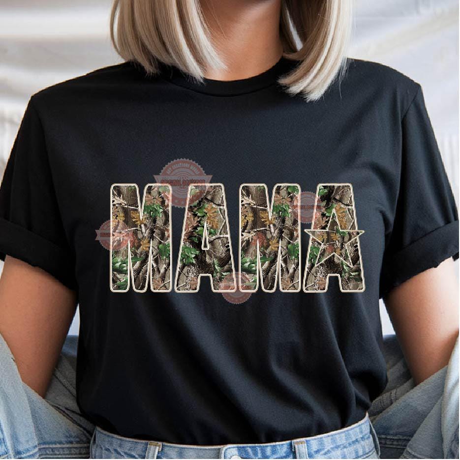 Forest Camo Alphabet PNG: Hunting Army Letters & Numbers Clipart (Digital Download)