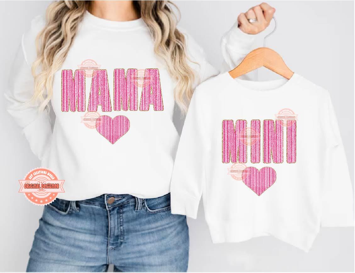 Faux Yarn Alphabet PNG, Pink Crochet Letters & Numbers Clipart (Digital Download)