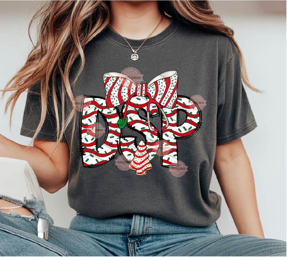 DSP Christmas Tree Cake PNG, Coquette Stethoscope bow Sublimation Healthcare Shirt Design Digital Download