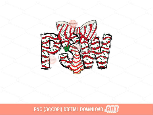 PSW Christmas Tree Cake PNG, Coquette Stethoscope bow Sublimation Healthcare Shirt Design Digital Download