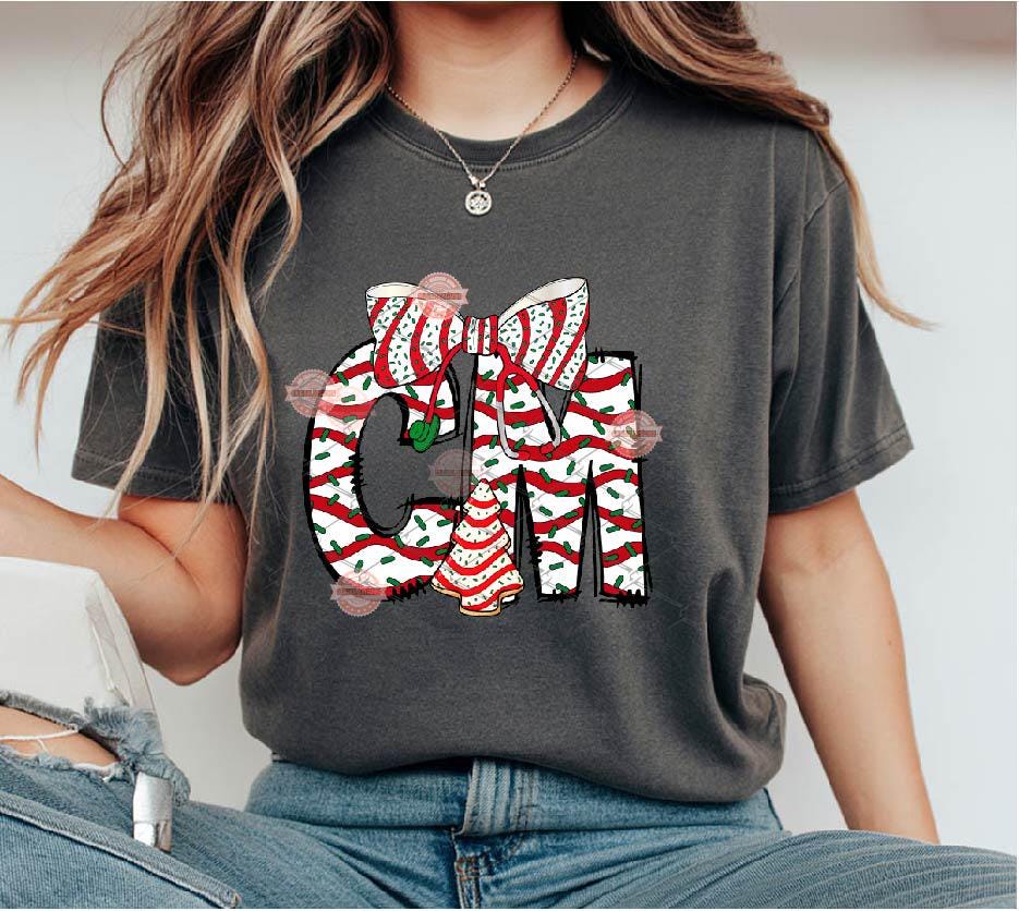 Case Manager Christmas Tree Cake PNG, Coquette Stethoscope bow CM Sublimation Shirt Design Digital