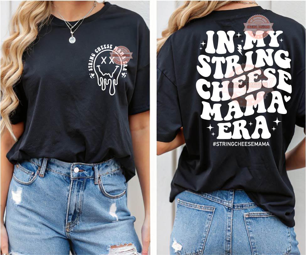 String Cheese Mama Era SVG PNG, Funny Mom Life Shirt Design (Digital Download)