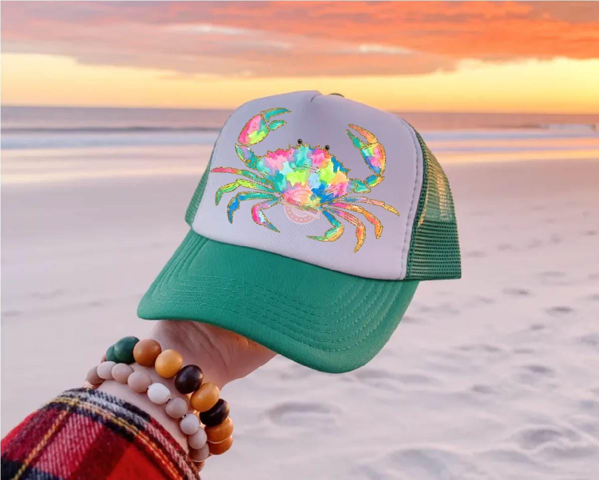 Preppy Summer PNG Bundle, Colorful Coastal Sublimation Designs, Trendy Crab, Starfish, Lobster, Seashell